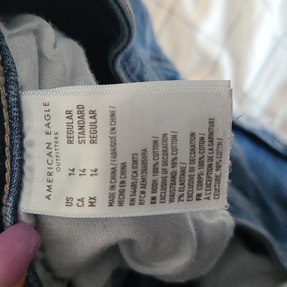 American Eagle, jeans, size 14 - Picture 4 of 4